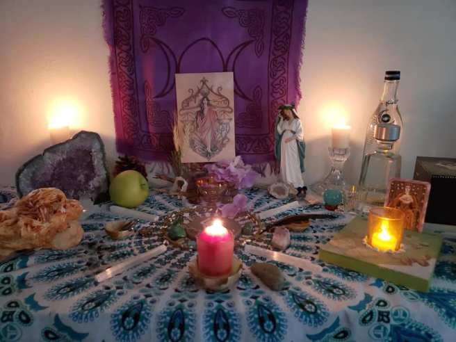 Perspephone Altar by Sandie