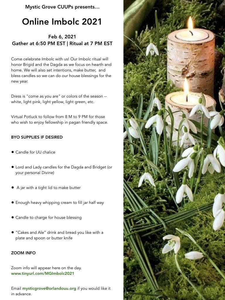 MG Imbolc 2021 Flier